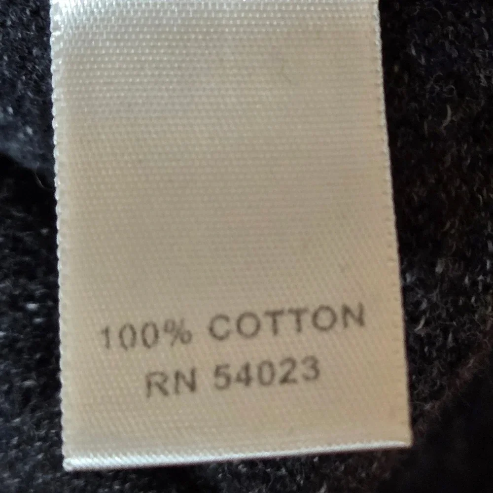 Banana Republic Mens Sweater Dark Heather Gray Striped‎ 1/4 Zip Size L Preppy